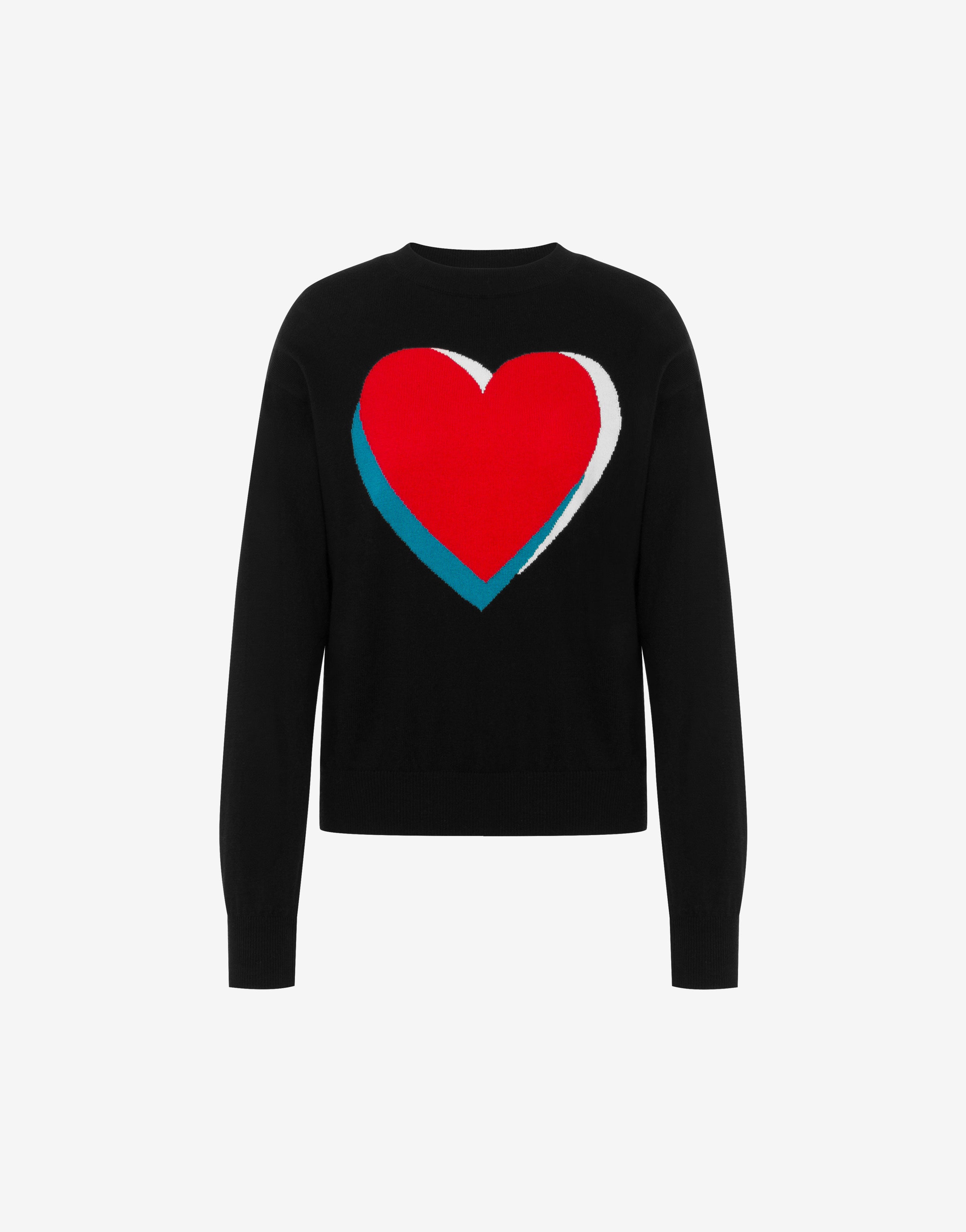 Camisola de algodão e caxemira com motivos bordados