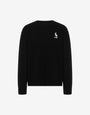 Pull en laine à motifs brodés