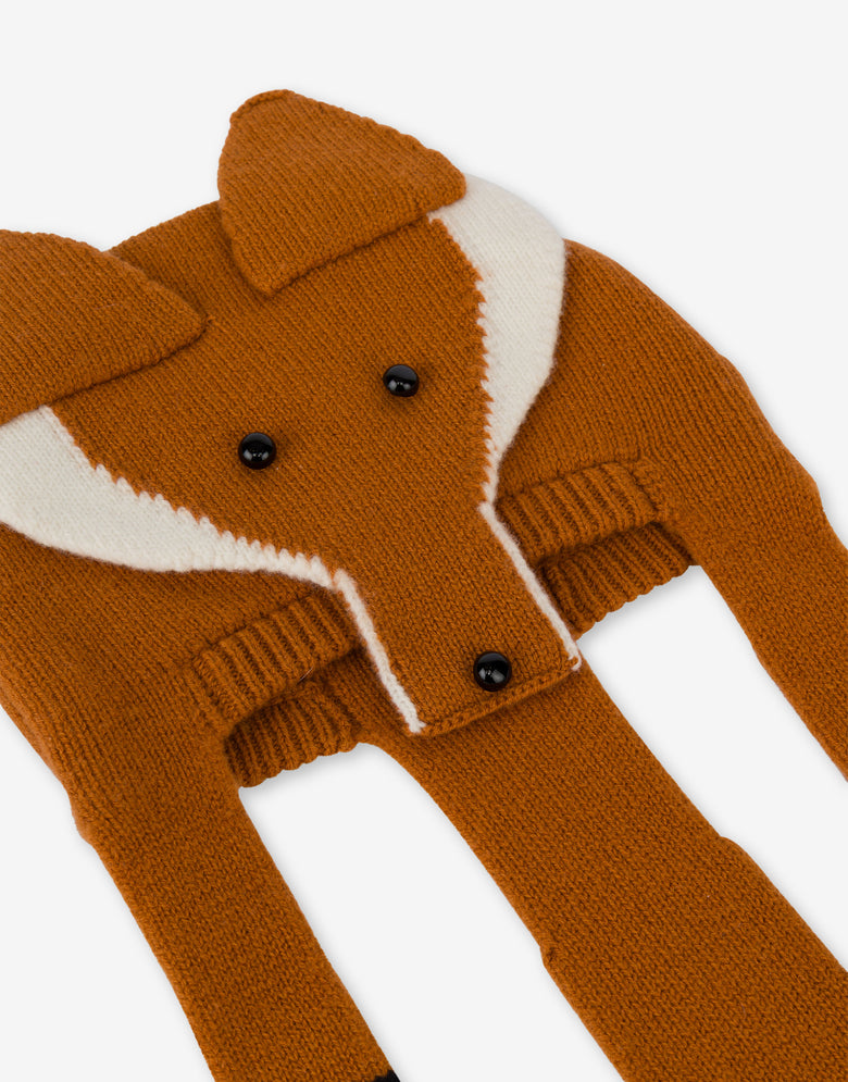 Wool hat Brown Orange Love Moschino 2