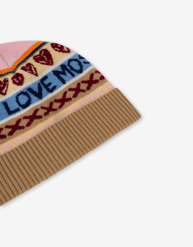 Wool Hat Multicoloured Love Moschino 2