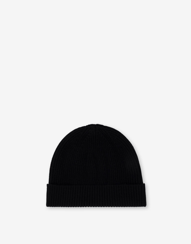 Wool Hat Black Love Moschino 1