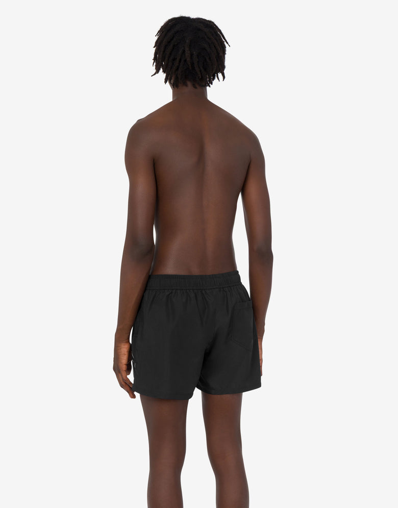 Boxer de bain à imprimé Maxi Logo Noir Moschino 2