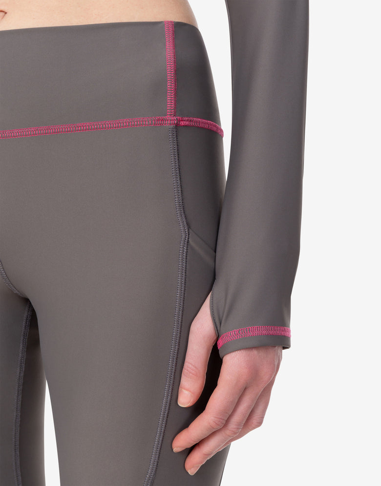 Haut de sport en tissu technique Gris Moschino 4