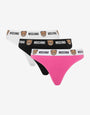 Set of 3 stretch cotton jersey briefs