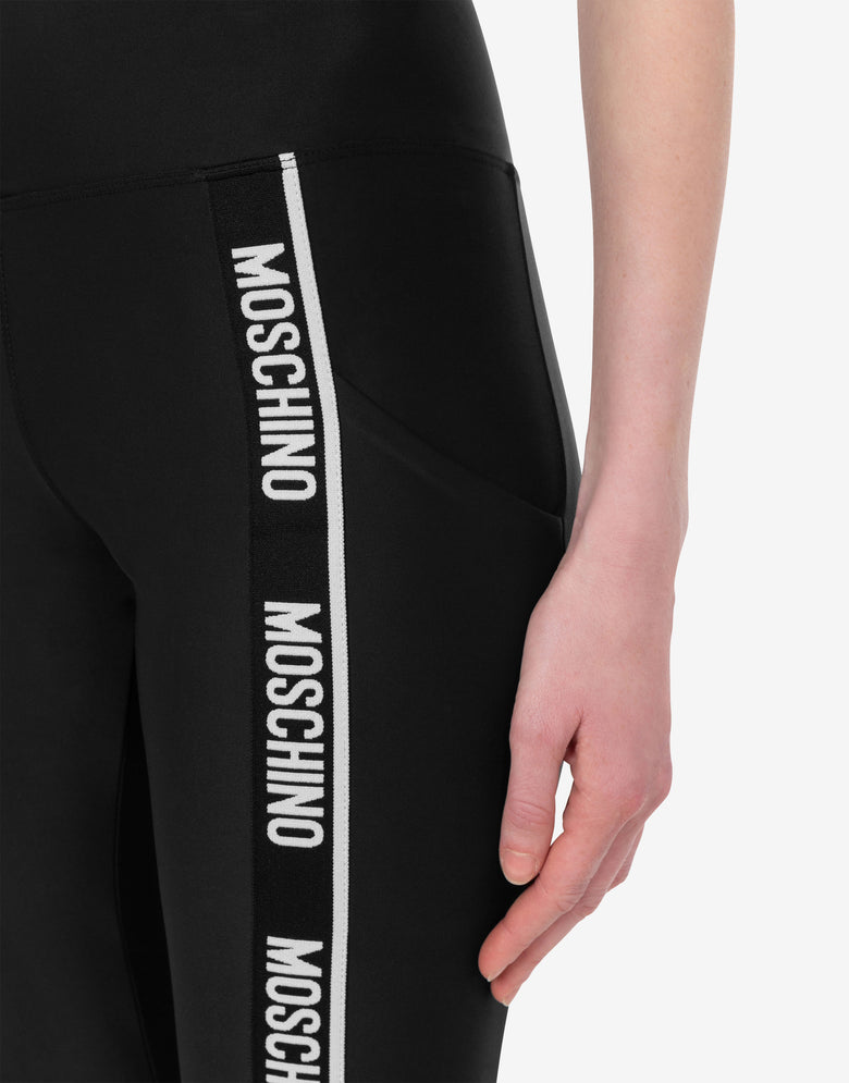 Leggings en lycra Noir Moschino 3