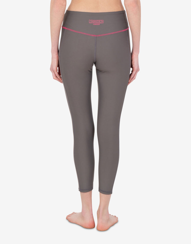 Leggings en lycra Gris Moschino 2