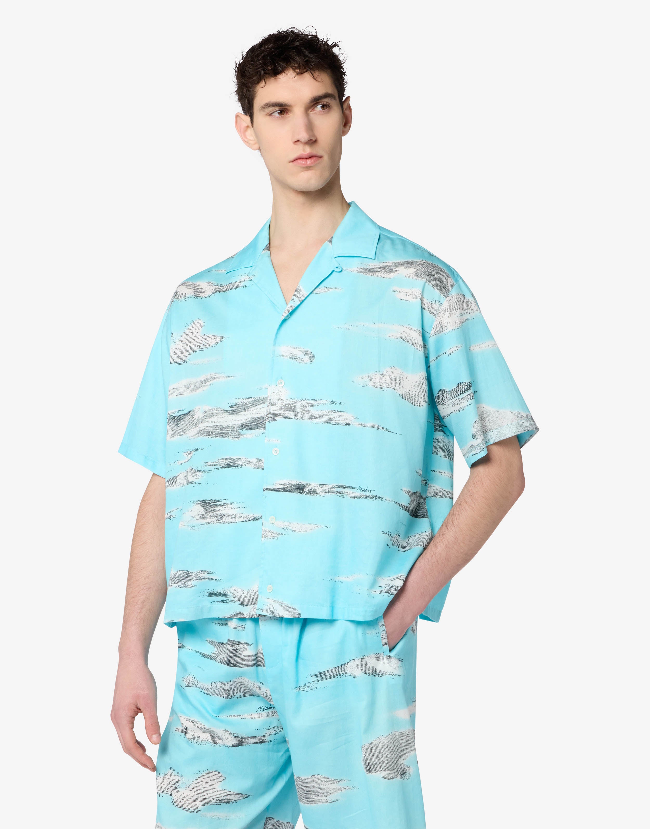 Archive Clouds Cotton Poplin Shirt