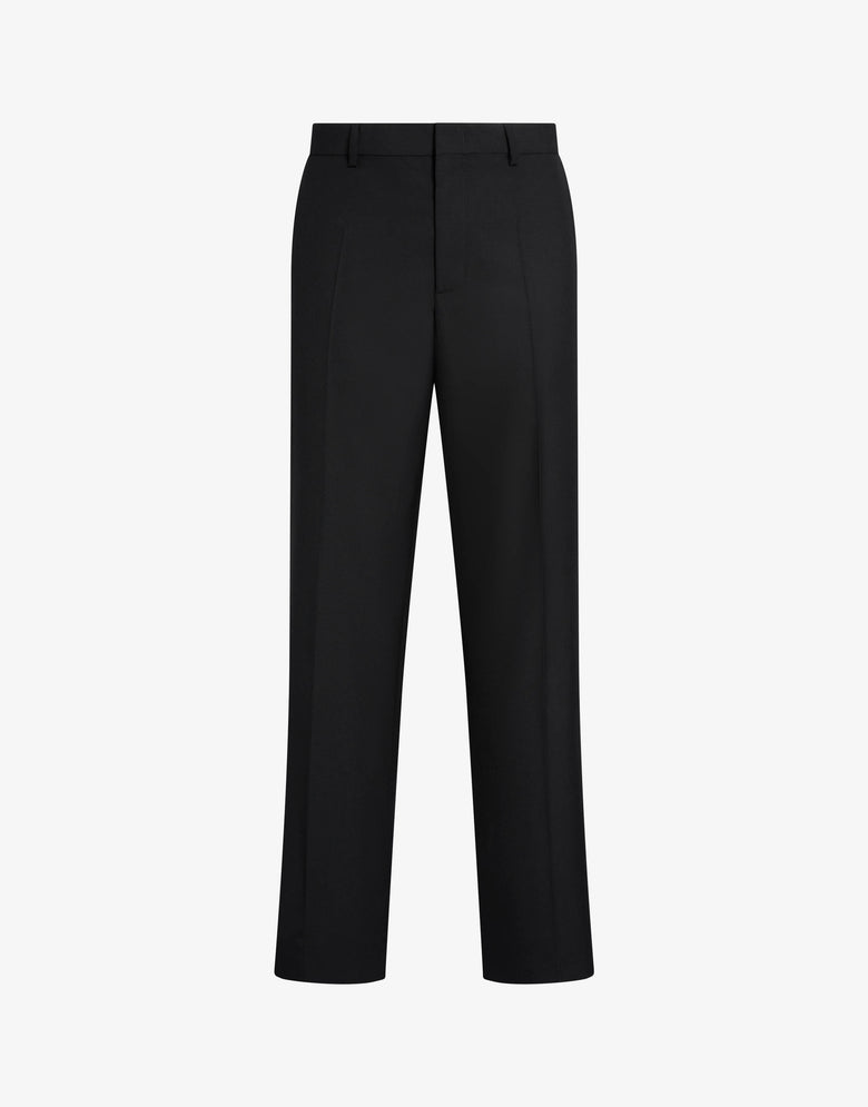 Pantalón de lana estampado Negro Moschino 4