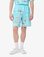 Archive Clouds Cotton Poplin Bermuda Shorts