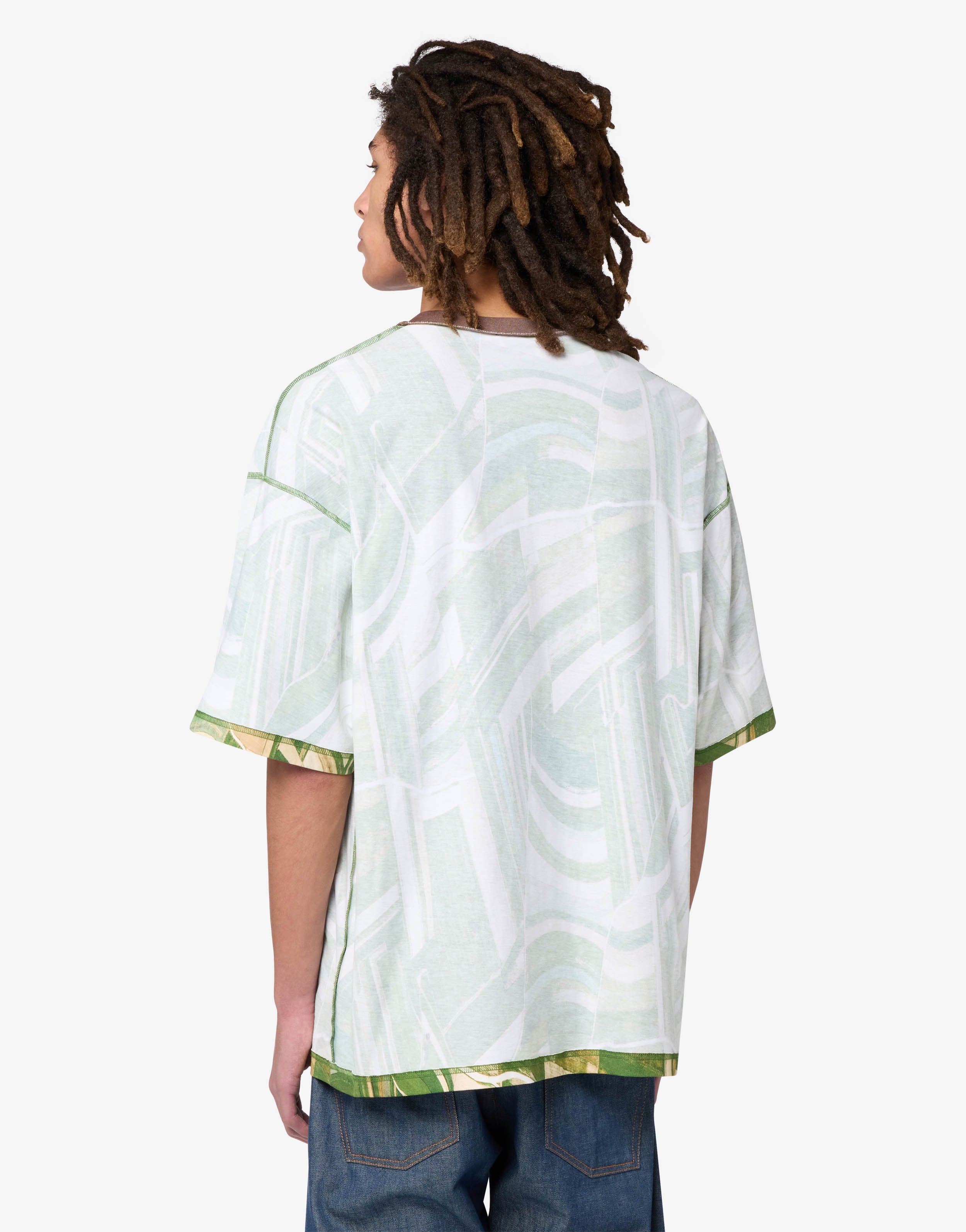 Printed cotton jersey T-shirt | Moschino