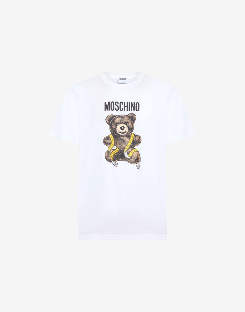 T-shirt en jersey de coton Moschino Teddy Bear Blanc Moschino 4
