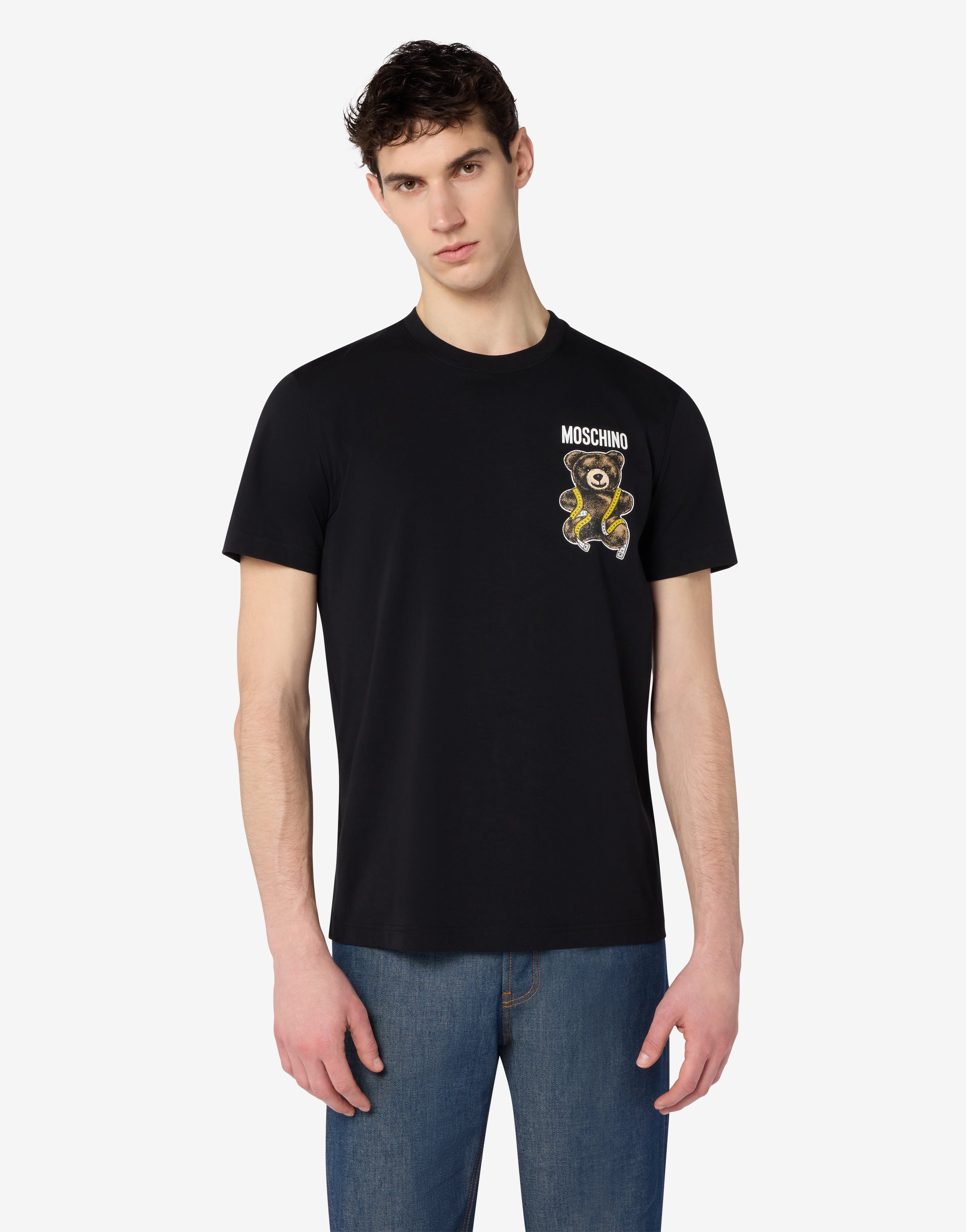 Moschino Teddy Bear T-Shirt aus Baumwolljersey