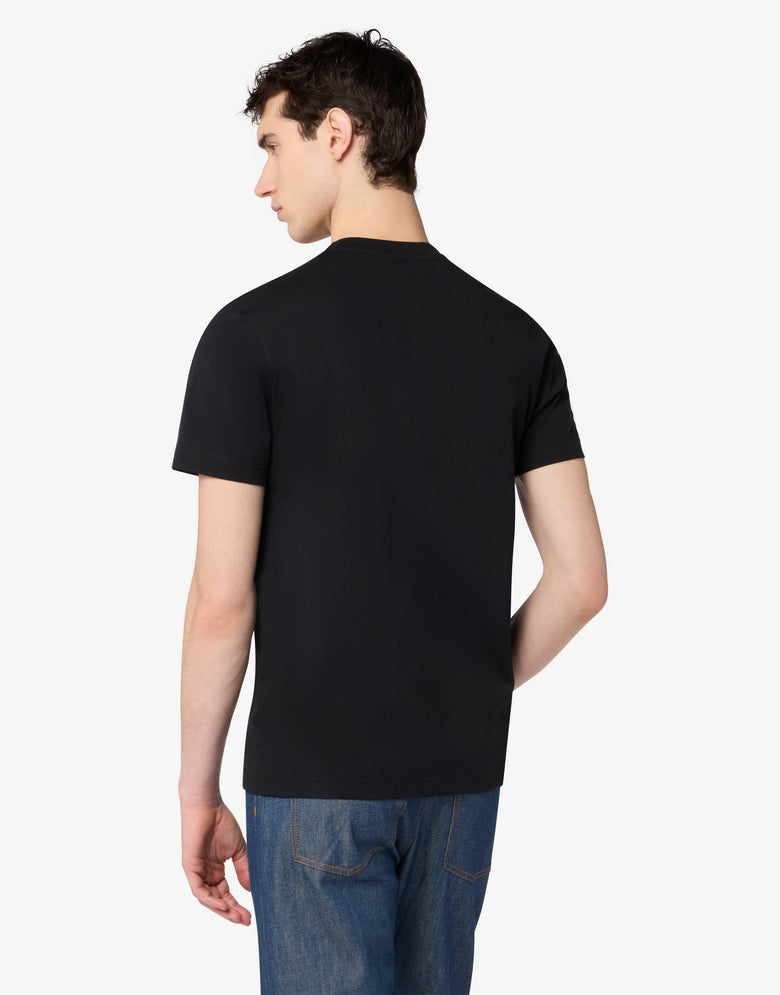 T-shirt en jersey de coton Moschino Teddy Bear Noir Moschino 1