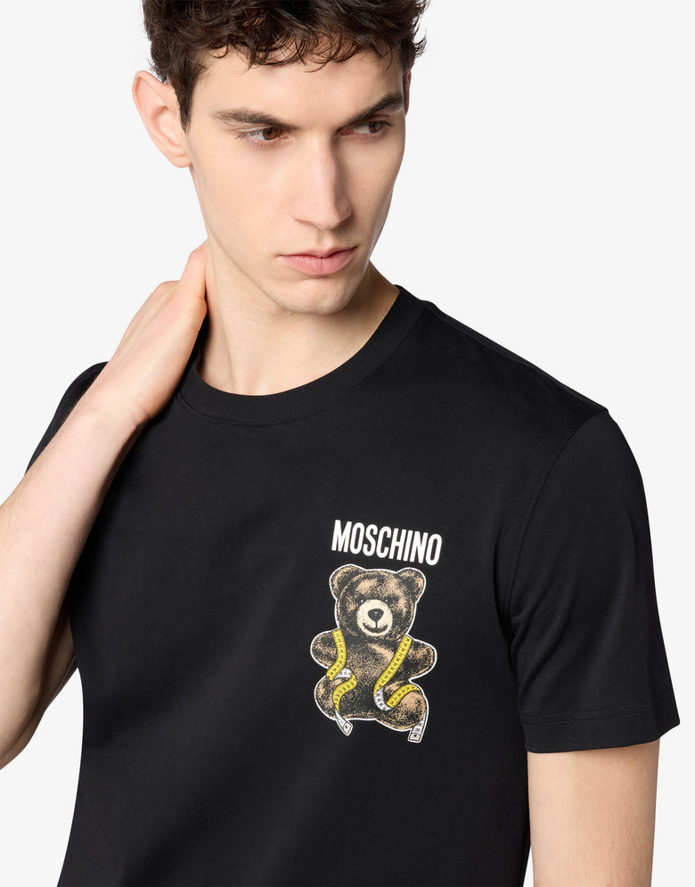 T-shirt en jersey de coton Moschino Teddy Bear Noir Moschino 2