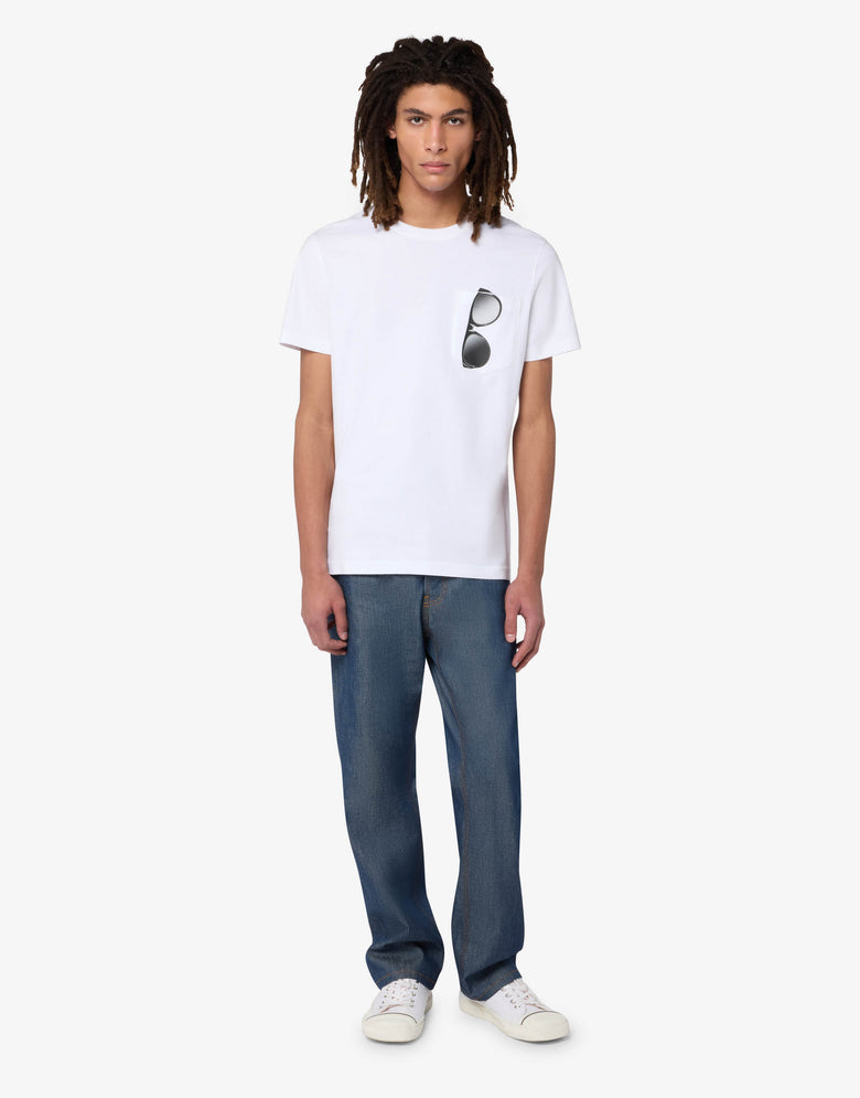 Printed cotton jersey T-shirt White Moschino 3