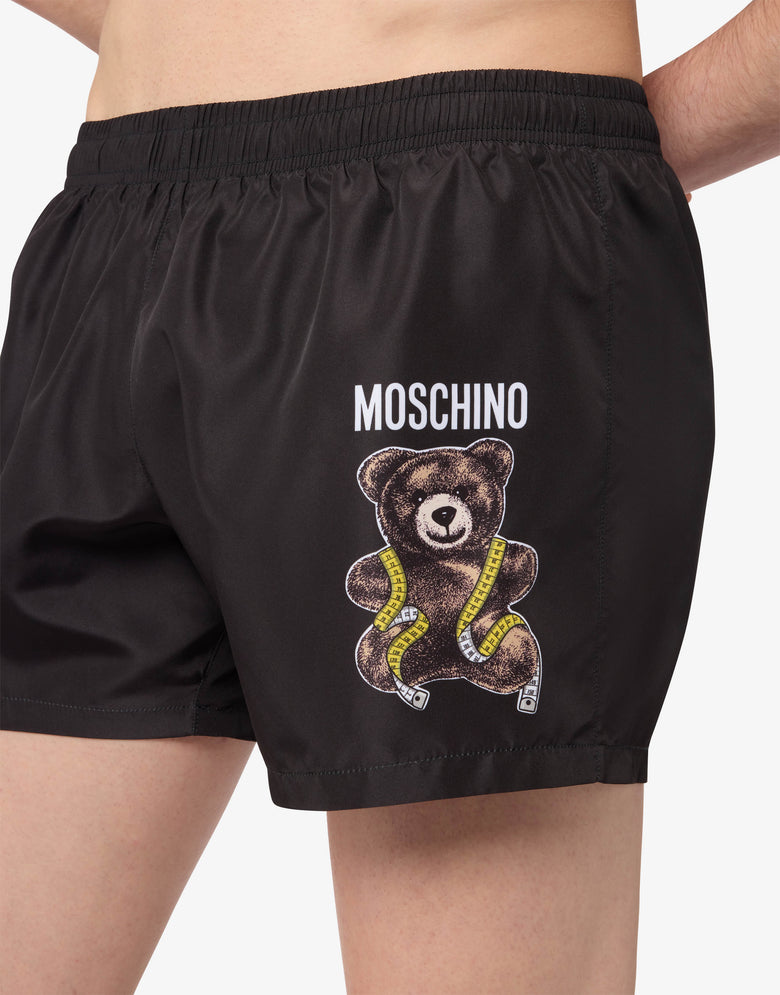 Moschino Teddy Bear Nylon Swim Boxers Black Moschino 2