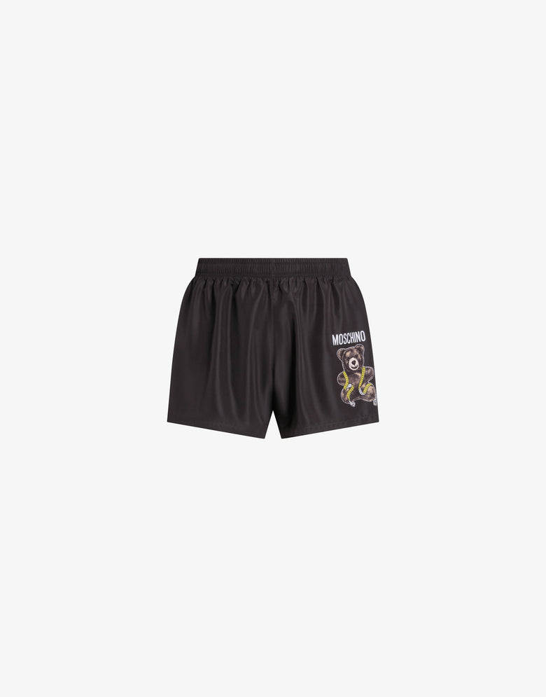 Moschino Teddy Bear Nylon Swim Boxers Black Moschino 3