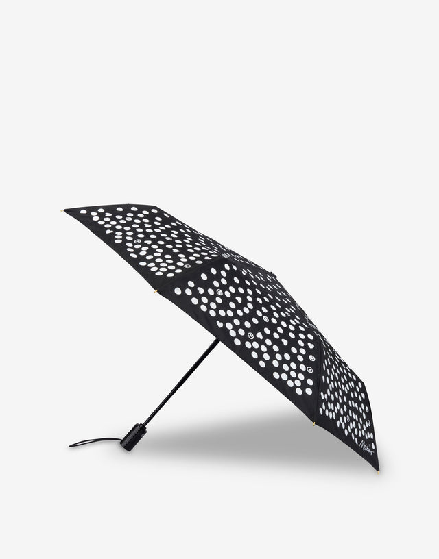 Polka Dots openclose umbrella Black Moschino 1