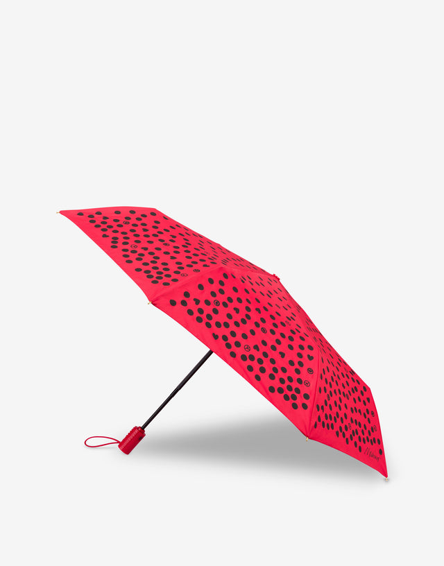 Polka Dots openclose umbrella Red Moschino 1