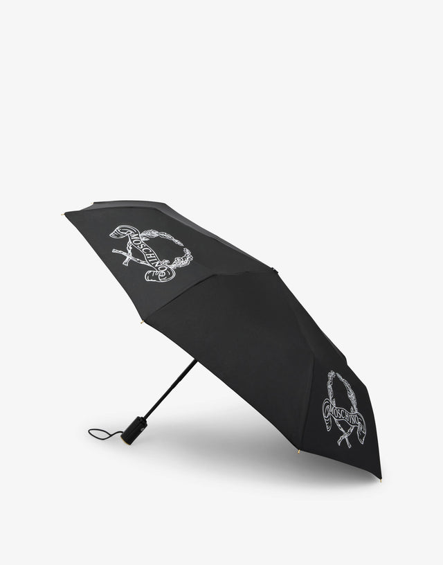 Regenschirm Openclose Laurel Crown Logo  Moschino 1