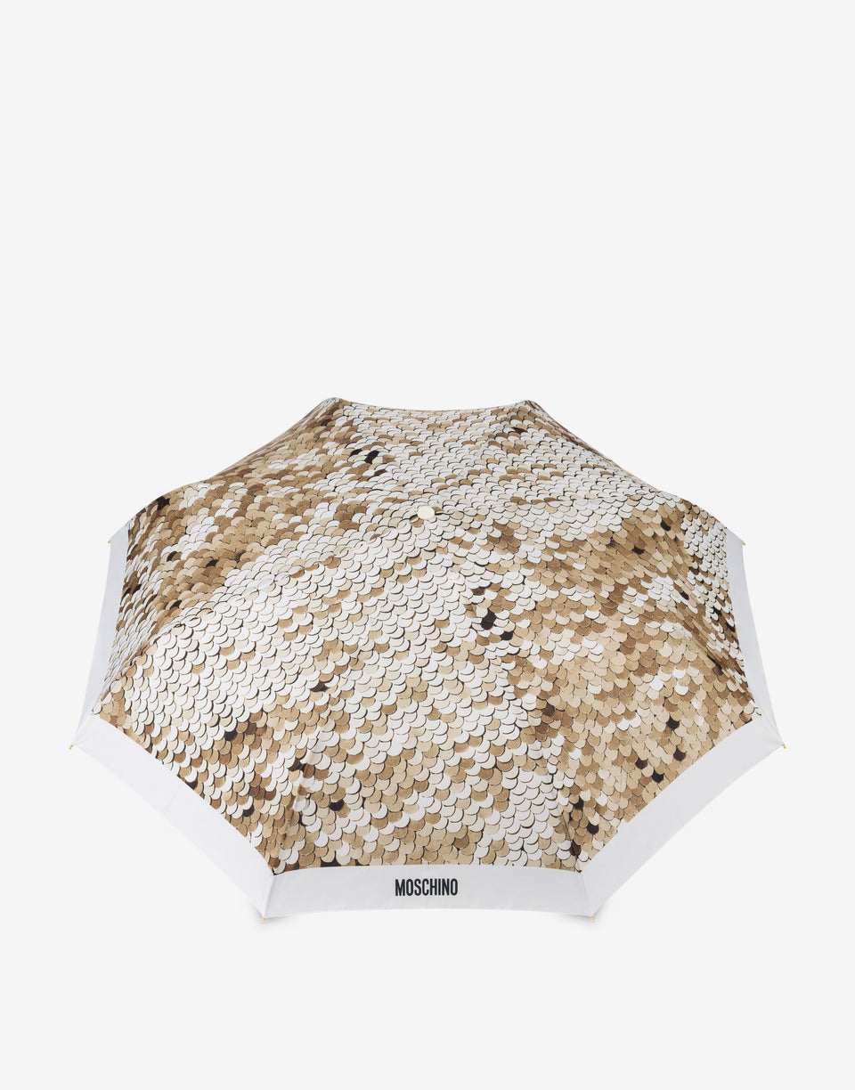 Parapluie « Open Close » imprimé Noir Moschino 0