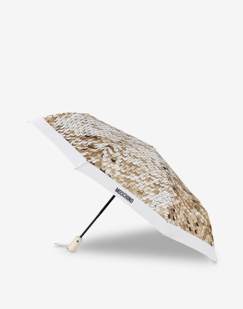 Parapluie « Open Close » imprimé Noir Moschino 1