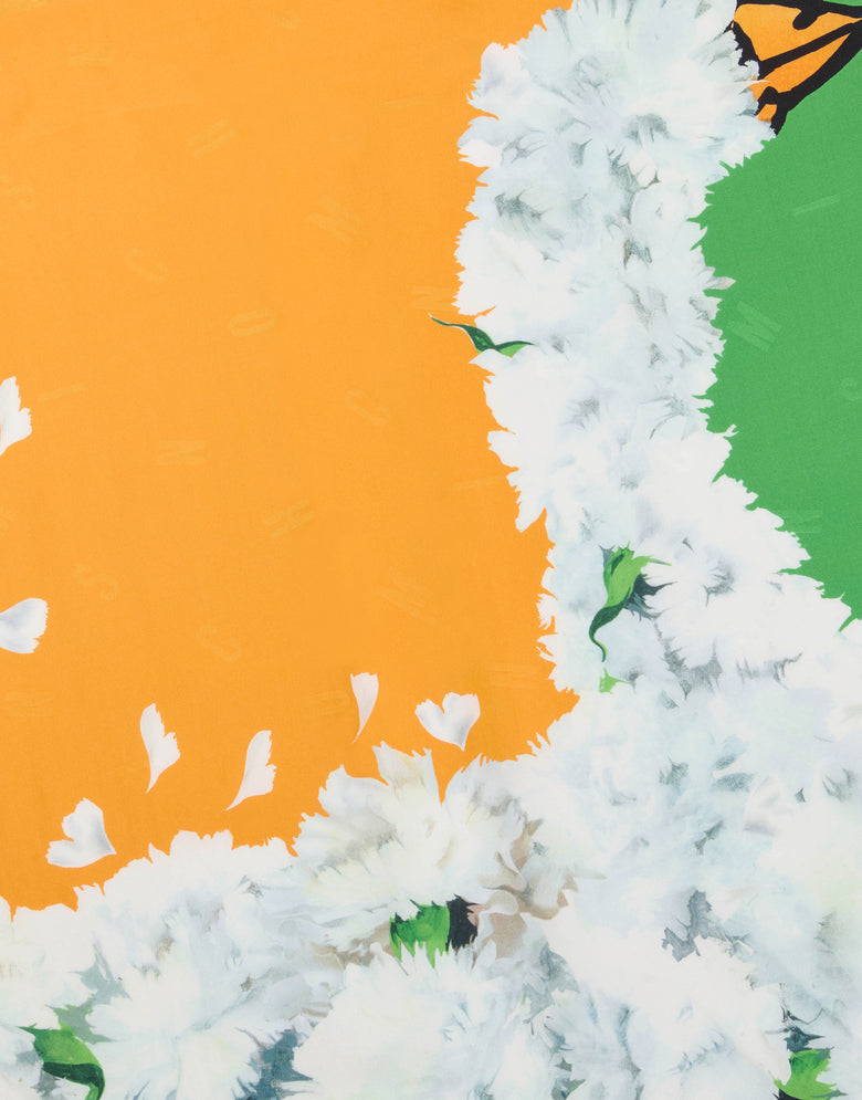 Lenço de seda Goose  Moschino 2