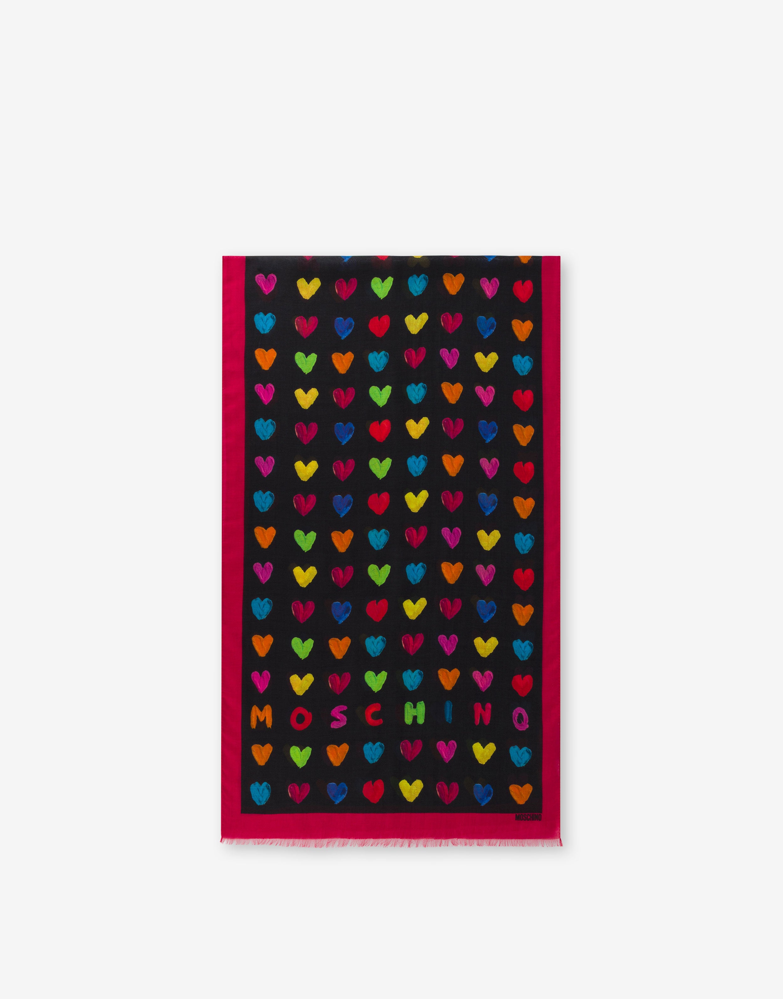 Logo Hearts Scarf