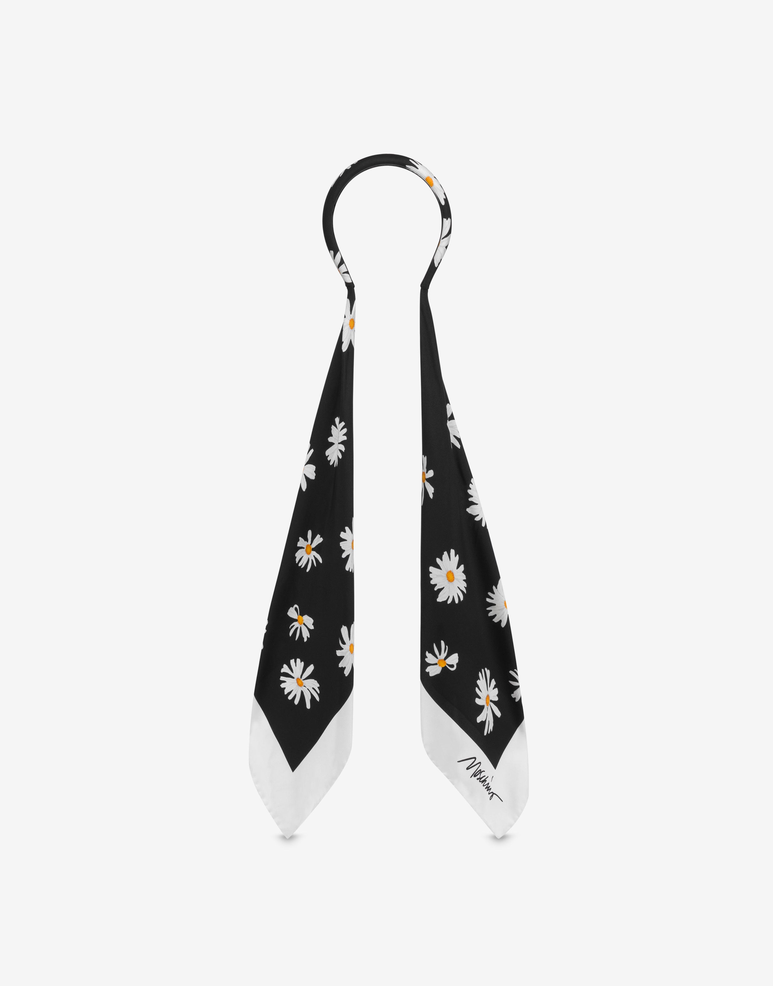 ヘアアクセサリー MOSCHINO COUTURE Woman Hair accessory Black 92088272 1555 MOSCHINO Barbie Logo Headband Hair Accessory Fashion Black