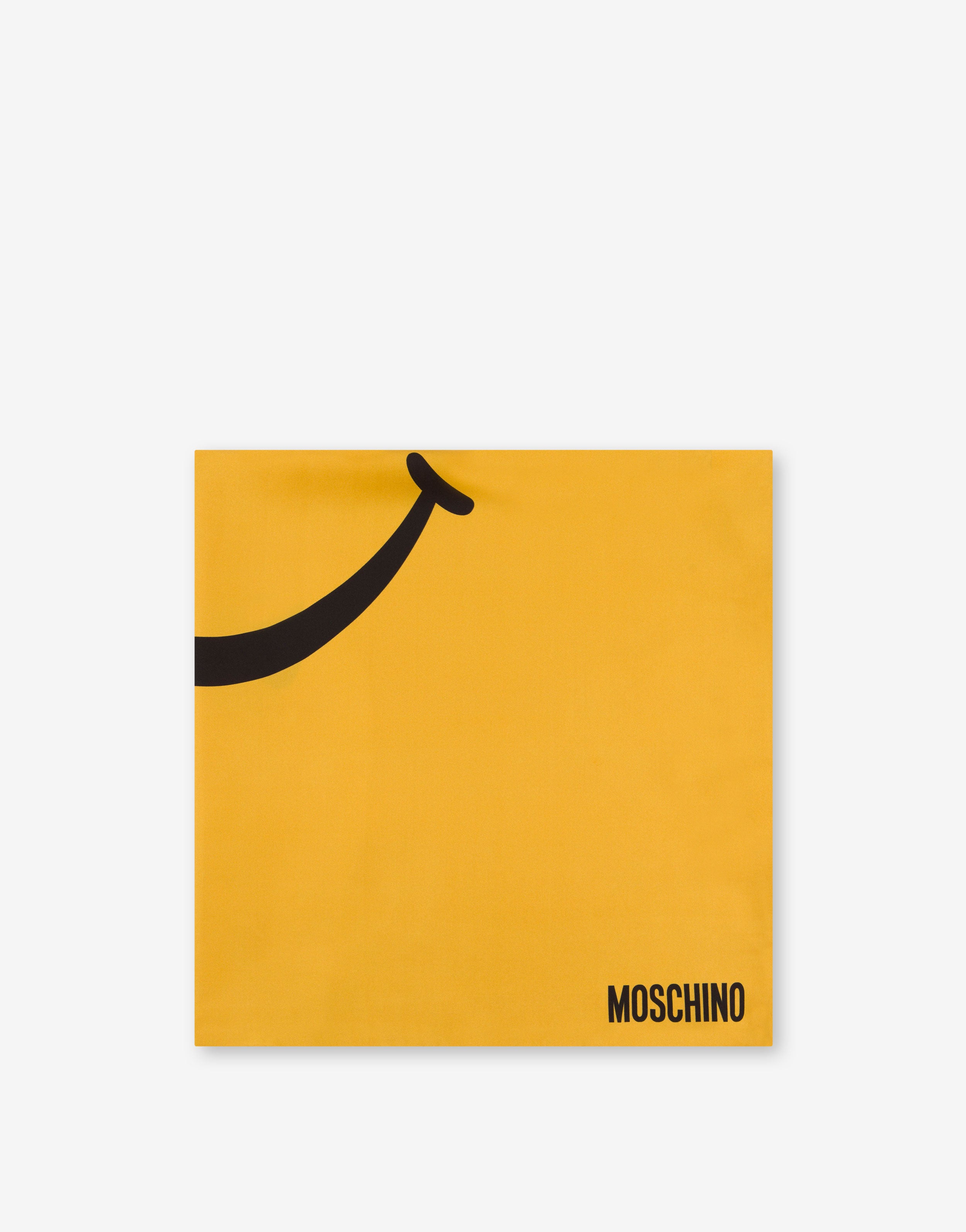 Smiley® silk scarf | Moschino