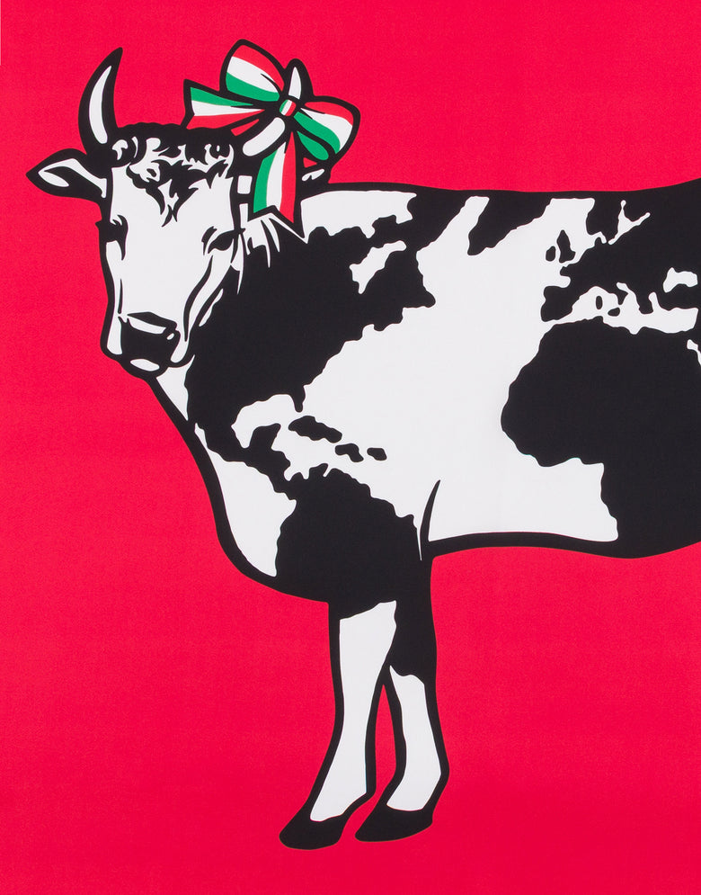 Archive silk scarf Red Moschino 2