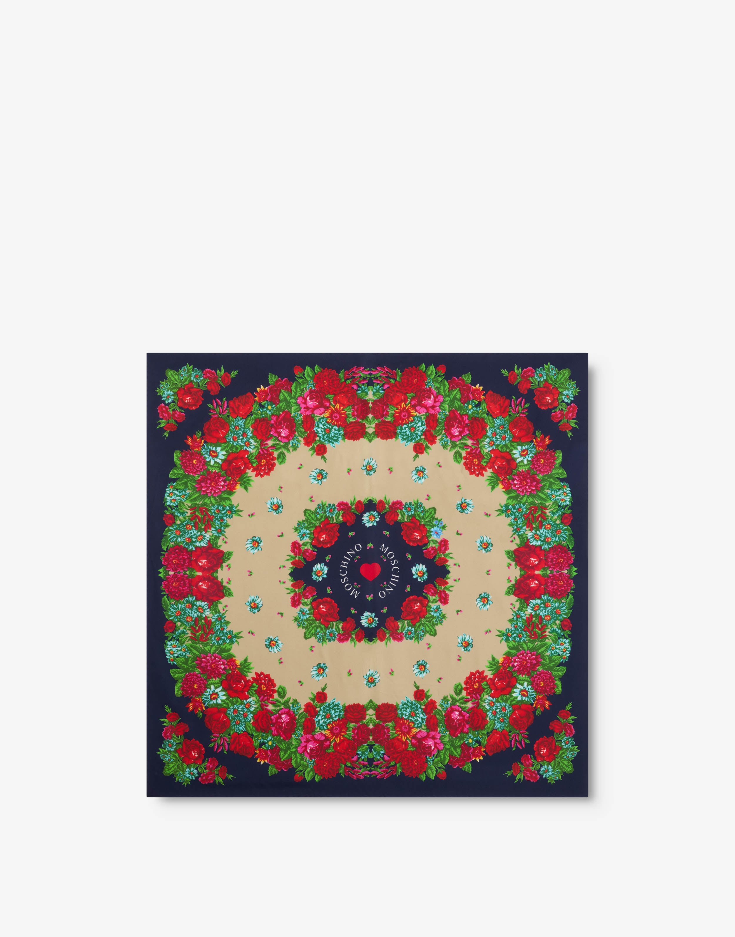 Foulard in seta stampato