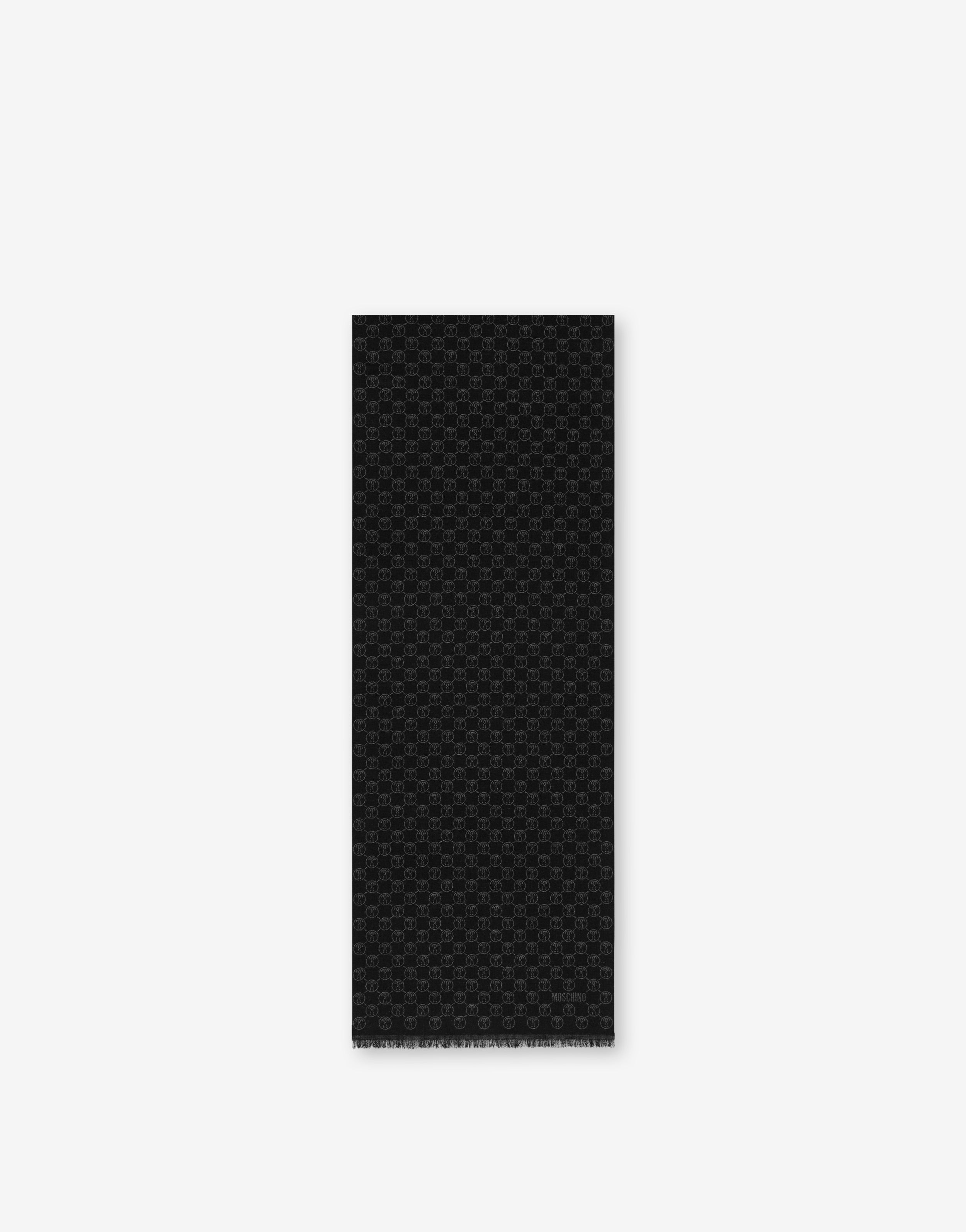 Écharpe all over Double Question Mark