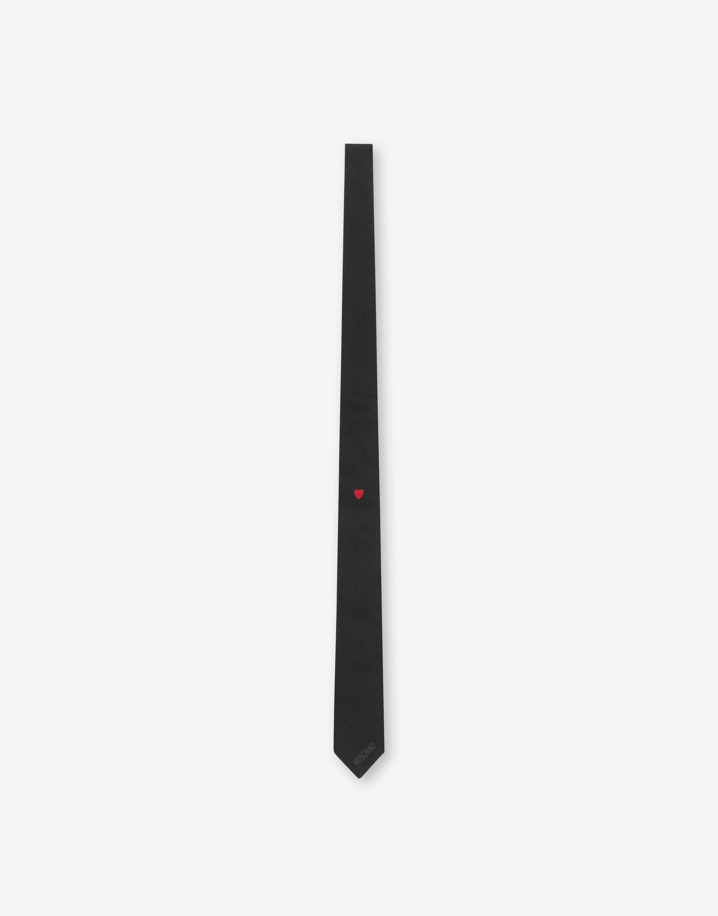 Little Red Heart silk tie
