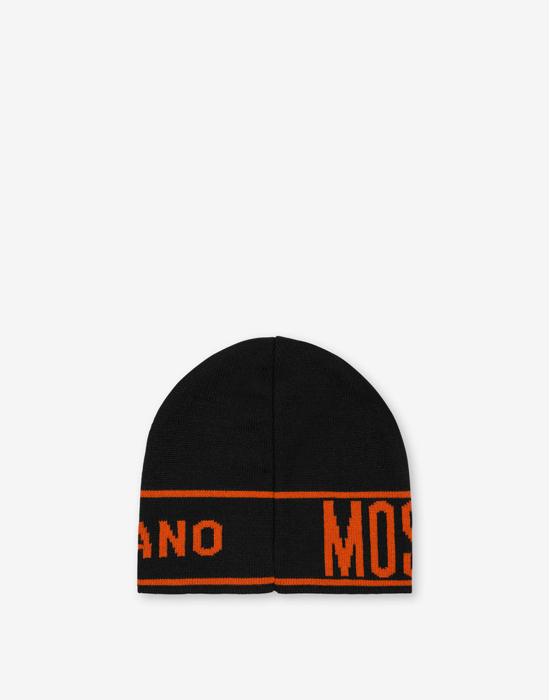 Moschino Milano 针织帽 橙色 Moschino 1