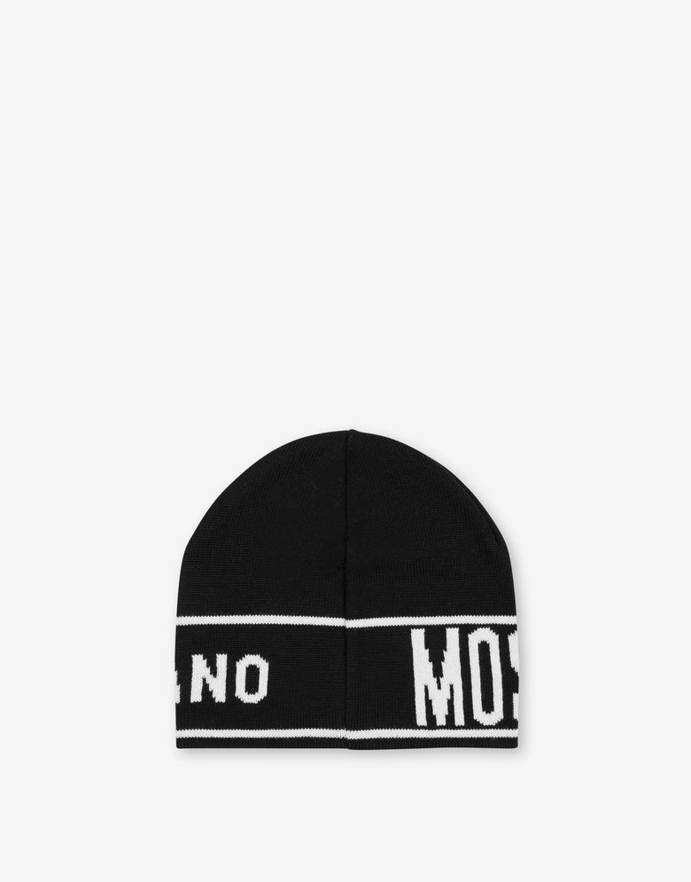 Moschino Milano knit hat Black Moschino 1