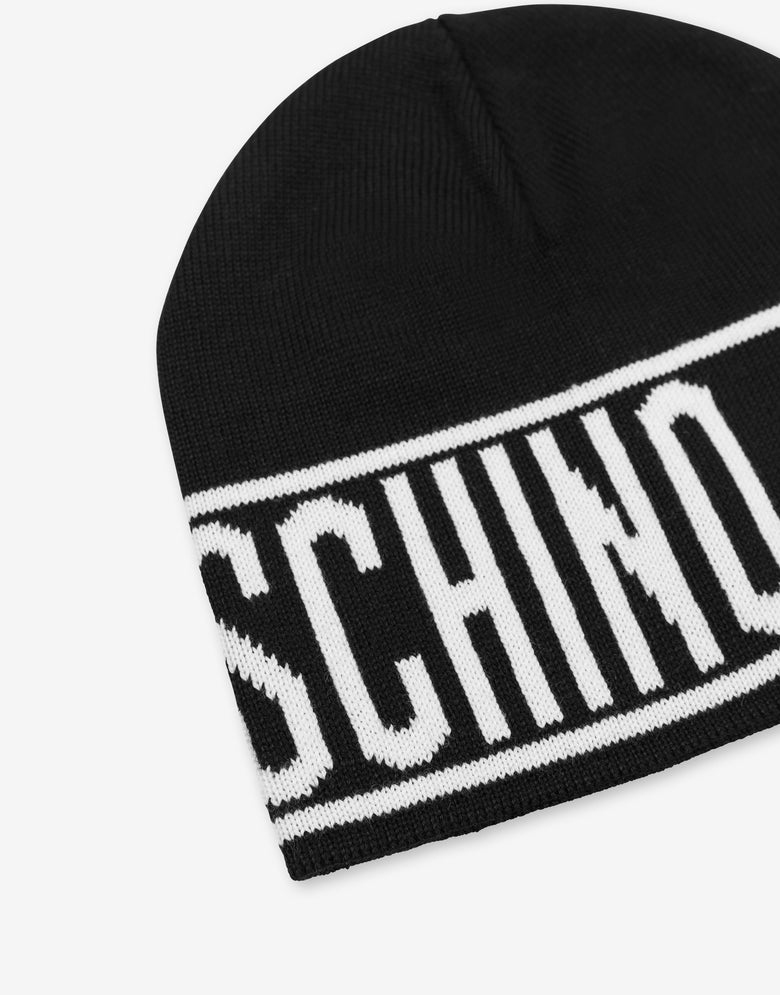 Moschino Milano knit hat Black Moschino 2