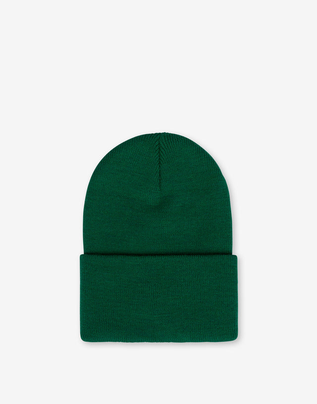 Wool Mix Hat Logo Patch Dark green Moschino 1