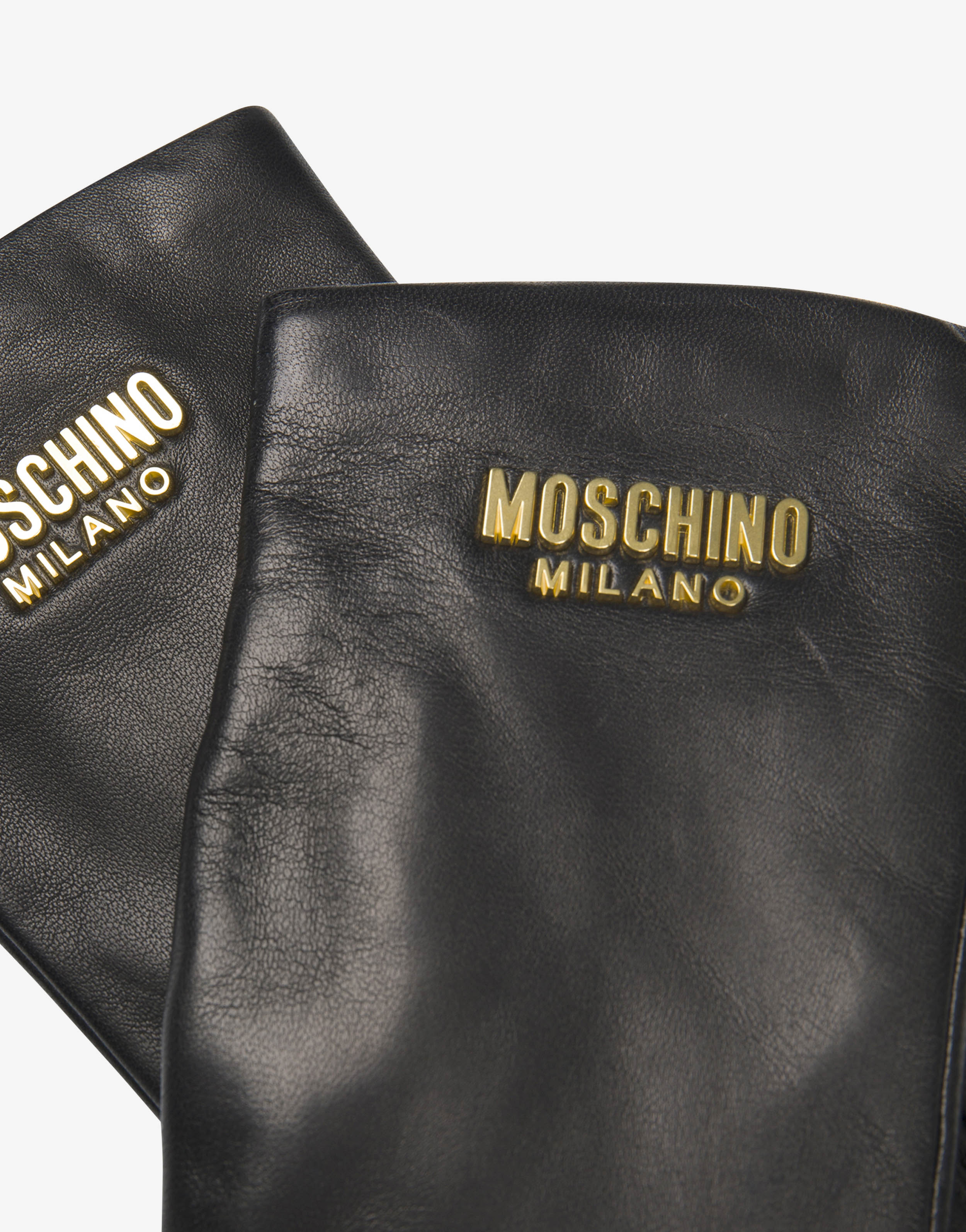 MOSCHINO レザー手袋 黒 楽天市場】モスキーノ（手袋・アームカバー｜バッグ・小物