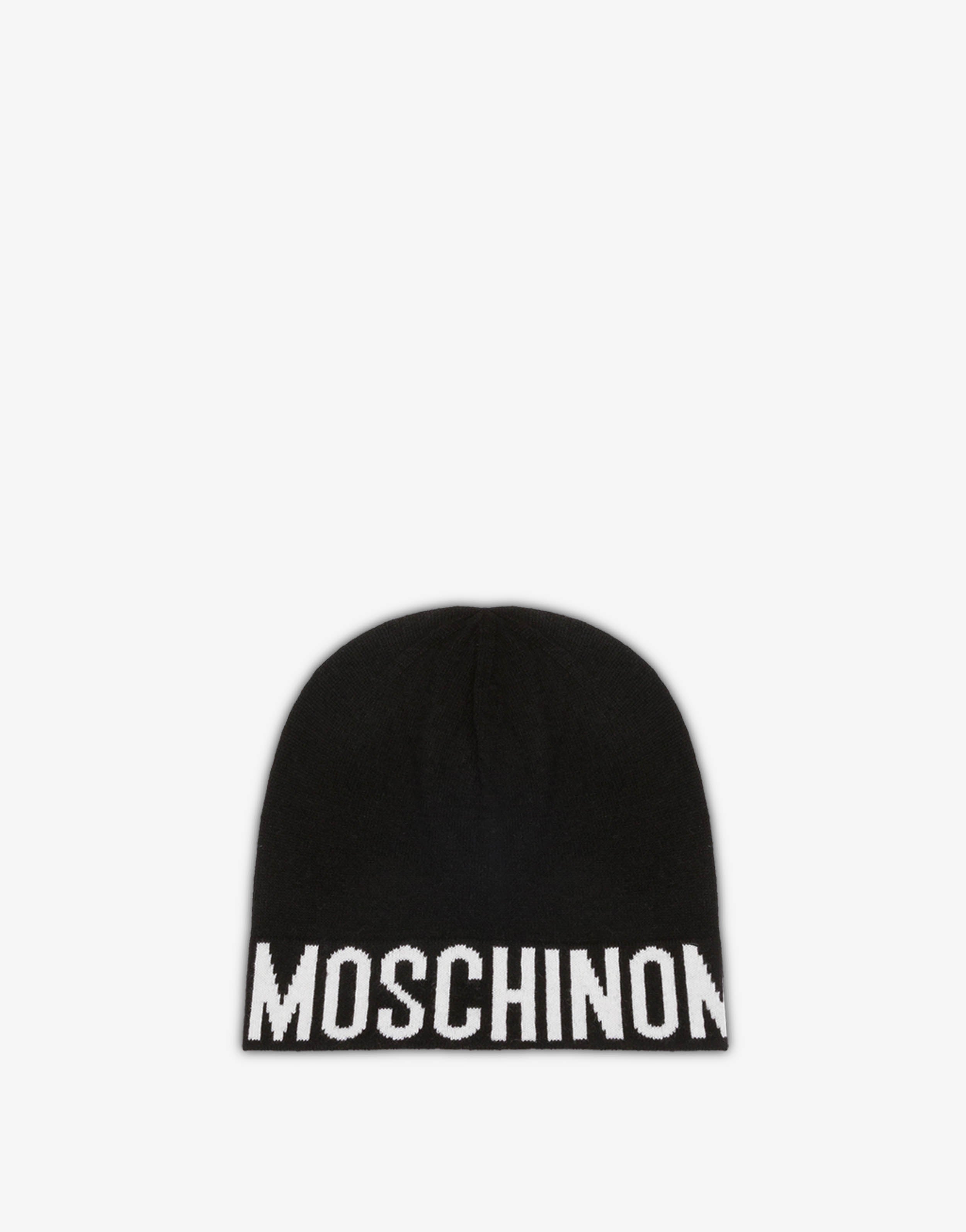 Cappello in misto lana con logo