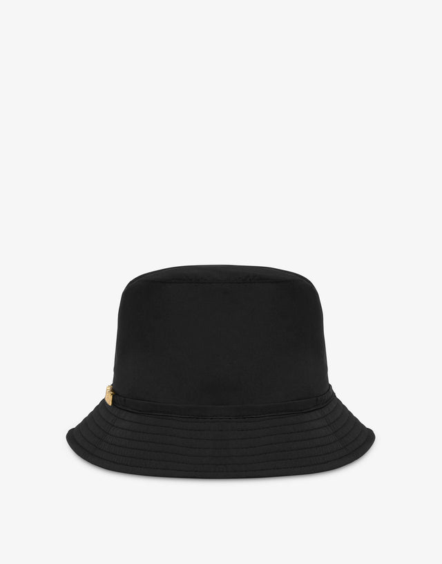 Bucket hat Lettering Logo Nero Moschino 1