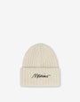 Alpaca-blend hat with logo