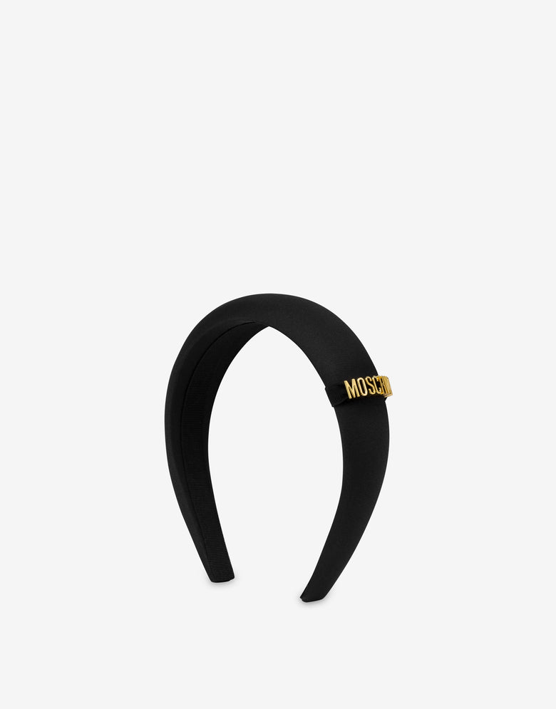 印有品牌标识的发箍 黑色 Moschino 1
