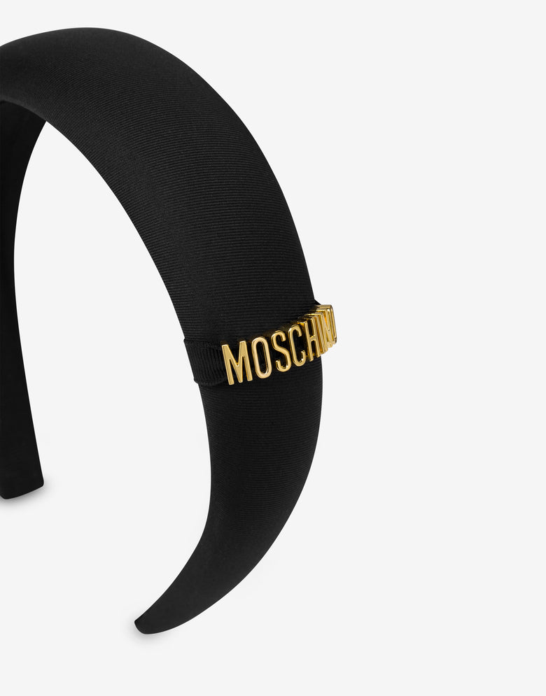 印有品牌标识的发箍 黑色 Moschino 2