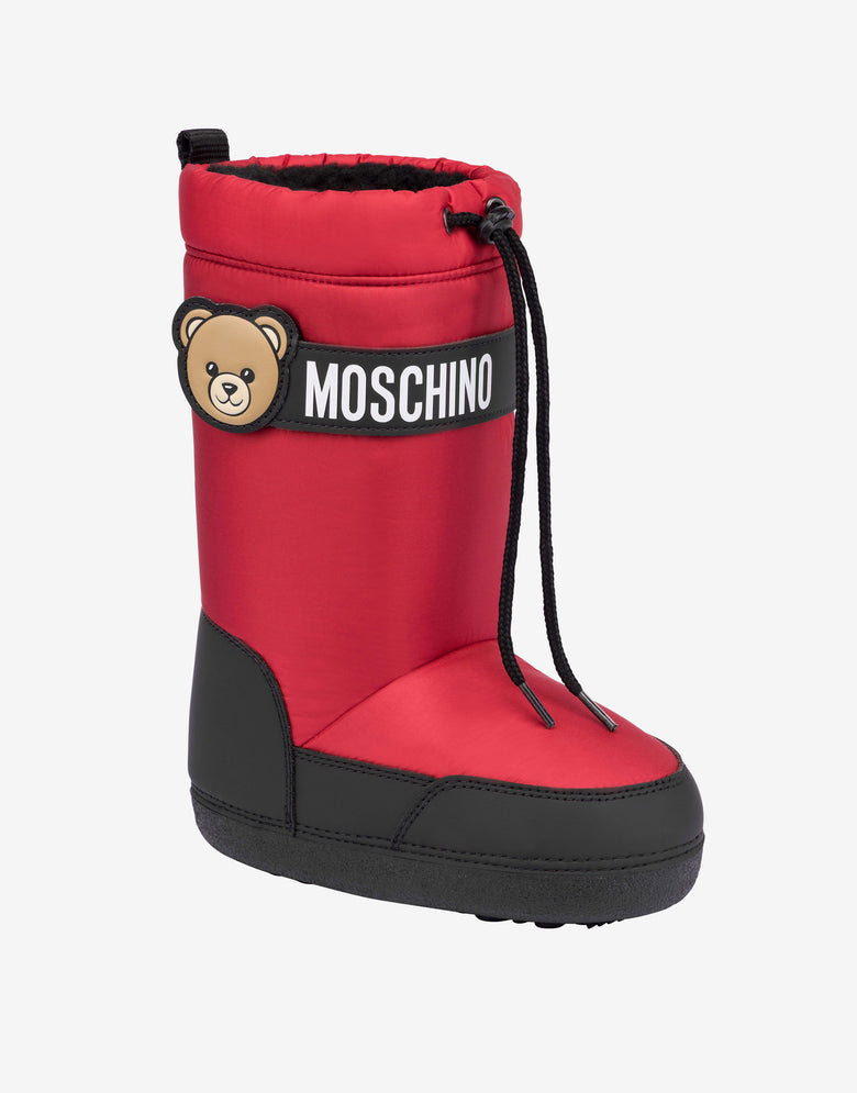 Botas de neve em nylon Moschino Teddy Bear Rojo Moschino 3