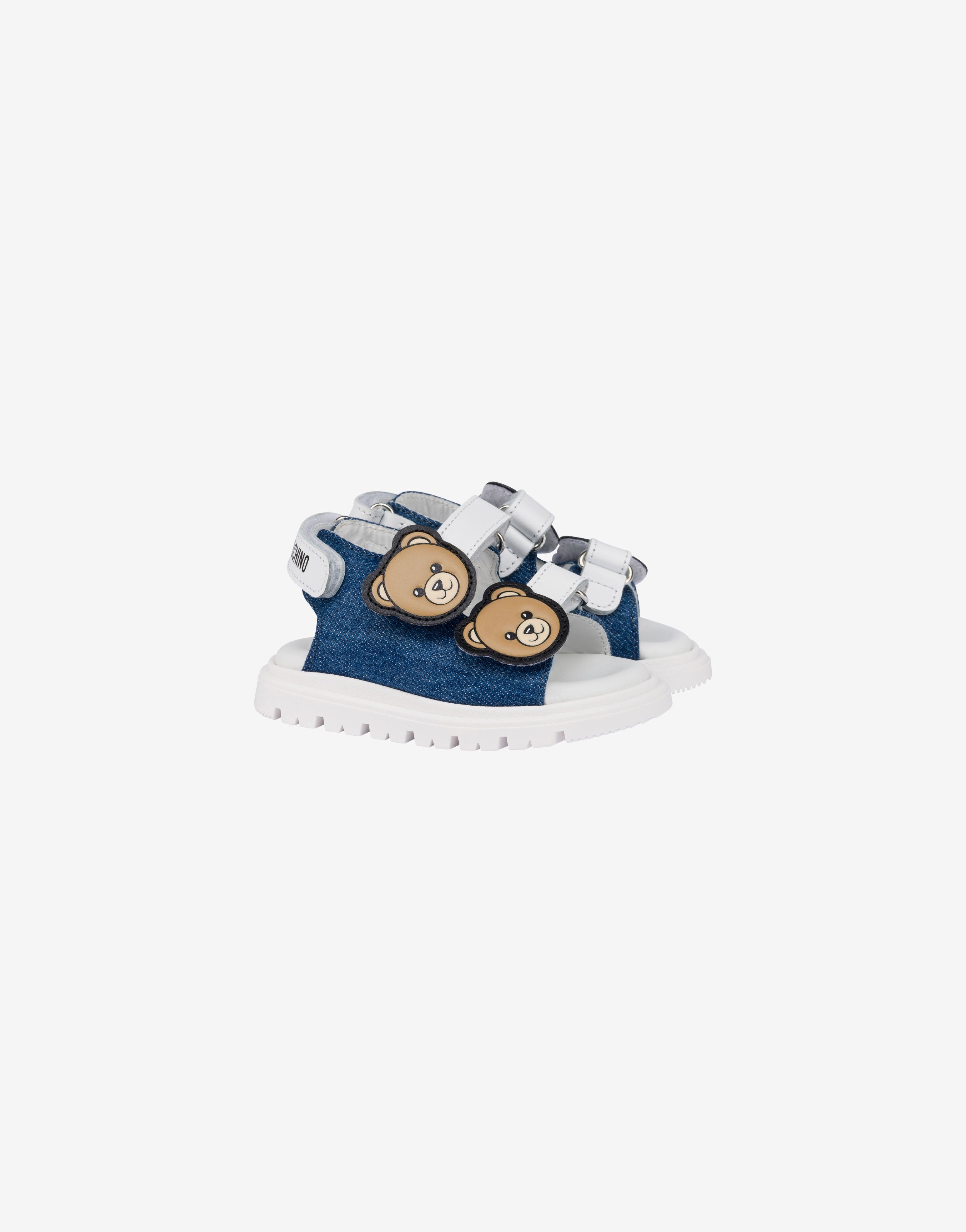 Moschino Teddy Bear Denim Sandals | Moschino