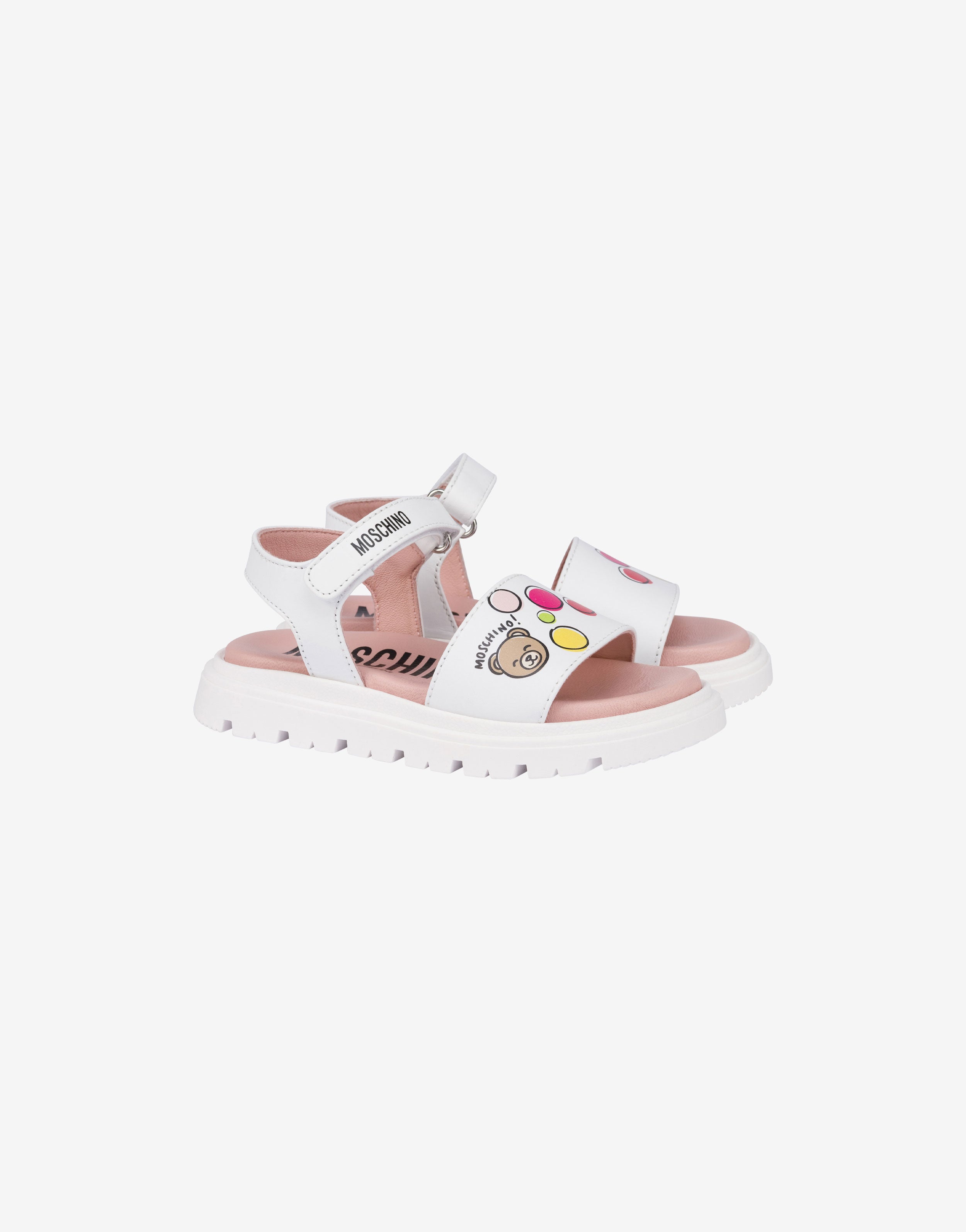 Sandali in pelle Moschino Teddy Bear