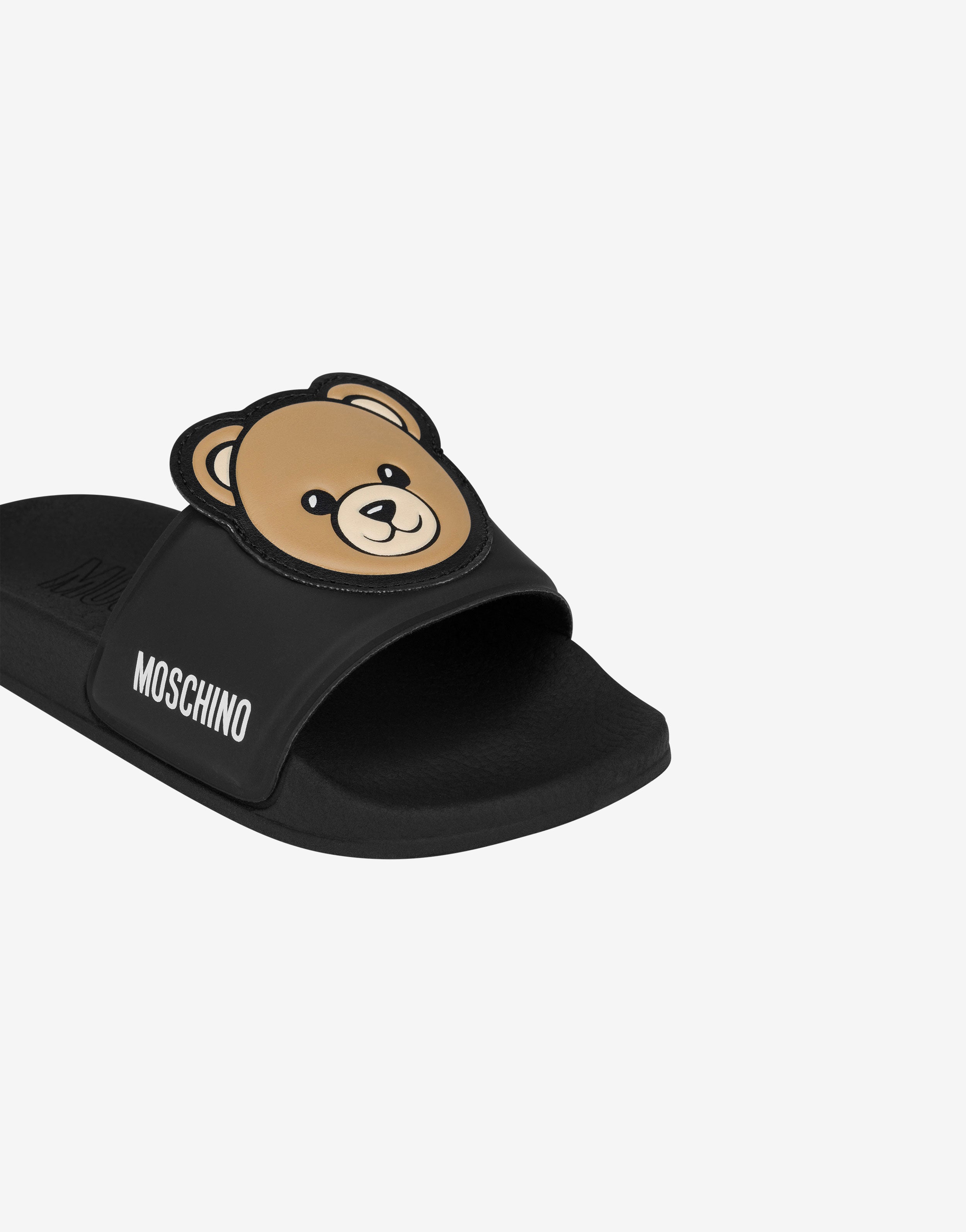 Teddy Patch Pool Slides | Moschino