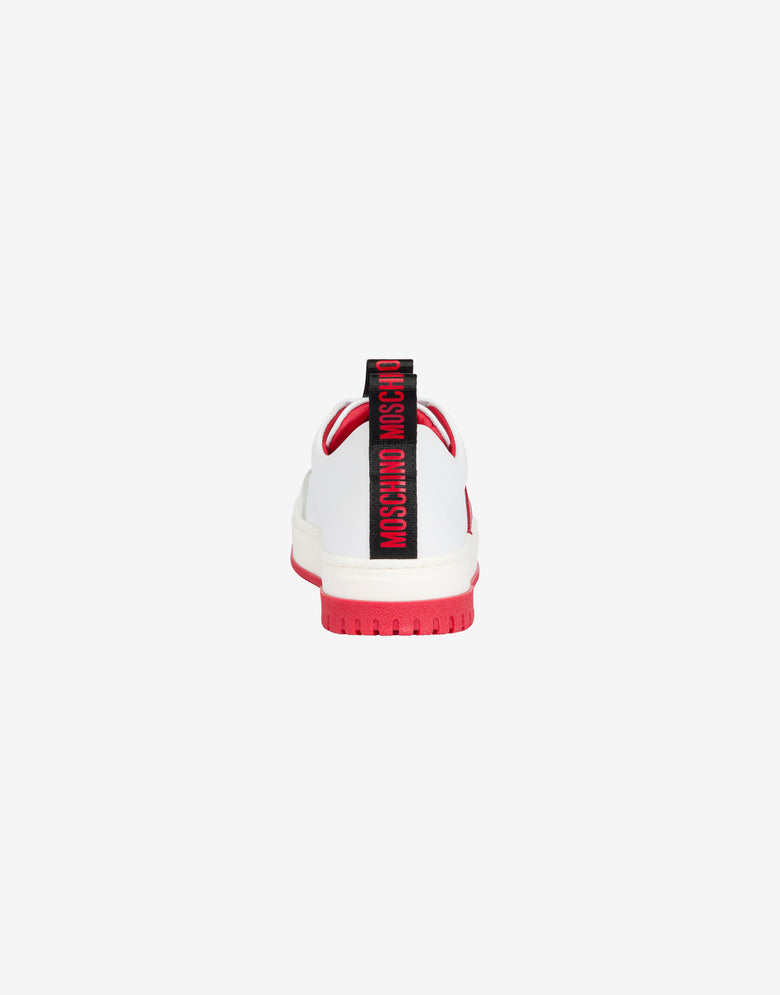 Ténis em pele de bezerro  Blanco Moschino 2