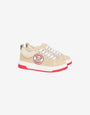 Baskets en cuir et daim Teddy Bear